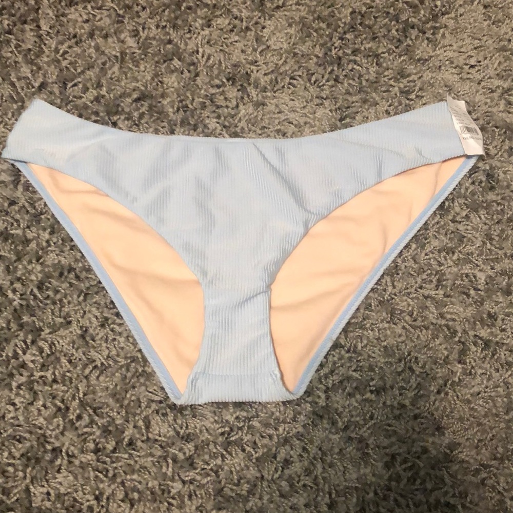 PacSun Blue Ribbed Bikini Bottoms